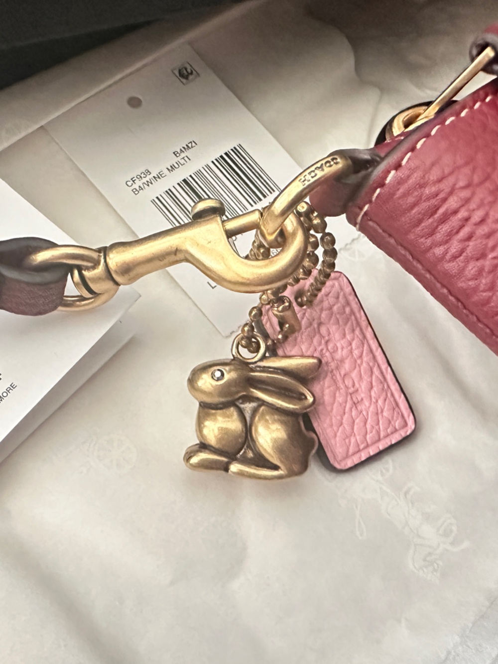 NWT COACH Lunar New Year Small Wristlet
With Rabbit - Picture 4 of 7